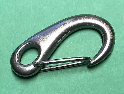 $2.36 • Buy 2  316 Boat Marine Stainless Steel Gate Spring Clip Snap Hook / Lobster Claw