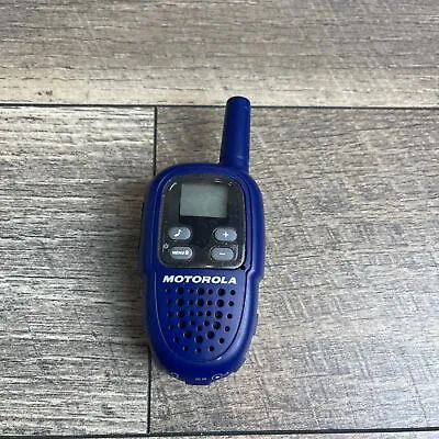 Motorola Talkabout FV300 Blue Digital 22-Channels Two-Way Radio Walkie Talkie • $10.99