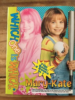 Mary-kate & Ashley Which One Is Which Flip Book By Kidsbooks  Mint Condition • $9.98