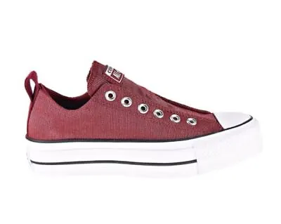 $46.80 • Buy Converse Women's Red Lift Slip Trainers Low Top Platform Sneakers, 7