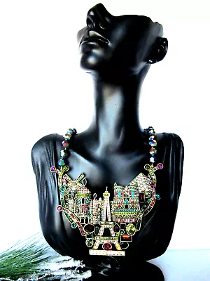 $149.99 • Buy Heidi Daus  Dreaming Of Paris  Crystal Beaded Necklace - New