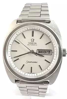 5: 1972 Omega Seamaster C1752 Steel Colour Case 24J Auto Wristwatch W Day/Date • $585