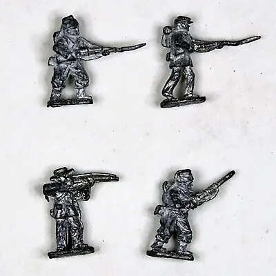 Vintage 1979 Miniature 16mm Metal Soldiers Lot Of 4 Civil War Figures Minis 1130 • $15.76