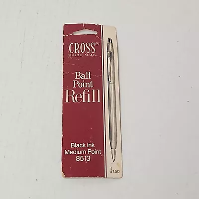 Cross Ball Point Refill Black Ink Medium Point #8513 NEW Sealed Vintage NEW • $10.29