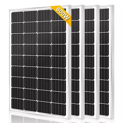 800W Watt Mono Solar Panel 12V Charging Off-Grid Battery Power RV Home Boat Camp • $118.99