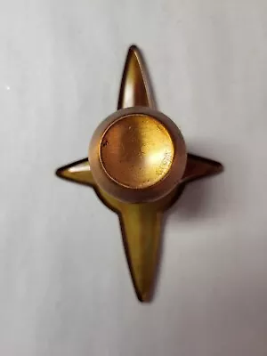 1960s Vintage Starbust Atomic Copper Knobs Pulls Hardware Single Screw  • $22