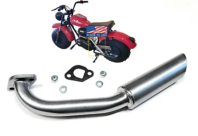 Exhaust Header For Massimo MB200 Mini Bike Coleman BT200X CT200U CT200U-EX • $64.80