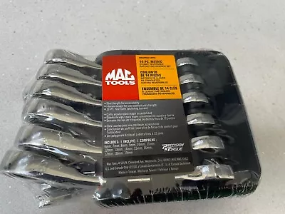 MAC Tools Metric Stubby Ratchet Spanner Set 6mm- 19mm Brand New • $248.91