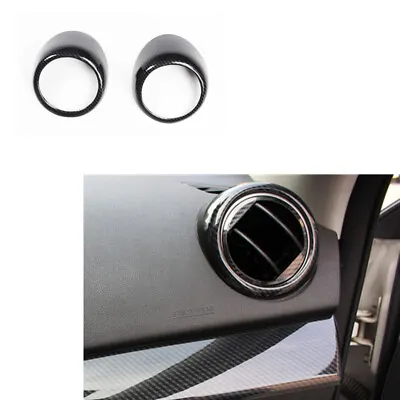 ABS Carbon Fiber Style Interior Side Vent Cover Trim For Mazda 3 2010-2013 • $26.09