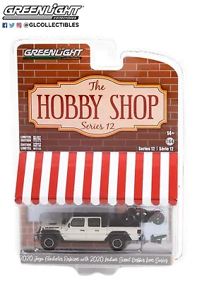 $6.39 • Buy Greenlight 2020 Jeep Gladiator Rubicon With 2020 Indian Scout 1/64