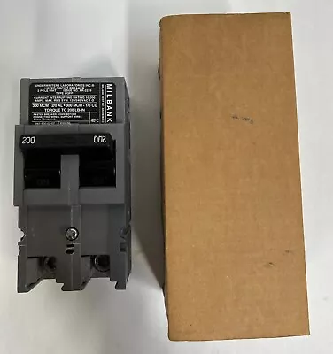 Unused MILBANK UQFP-200 2-Pole 200 Amp Breaker  (A25) • $324.95