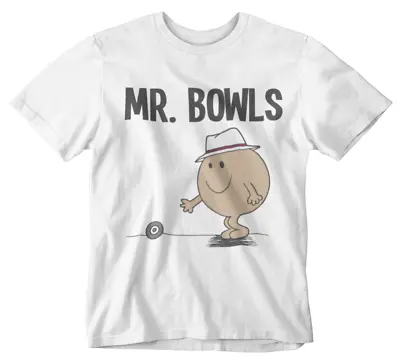 £6.99 • Buy Mr Bowls T-Shirt Funny Tee TV Cool Yolo 80s 90s Retro Kids  Book Classic White