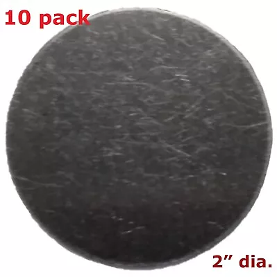 2  Dia Flat Metal Plates Discs Round 25 Gauge Thickness STEEL Blanks DP2.020 • $7.50