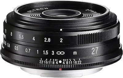 Voigtlander Standard Lens ULTRON 27mm F2 Black FUJIFILM X-Mount Fast Ship • $493.97