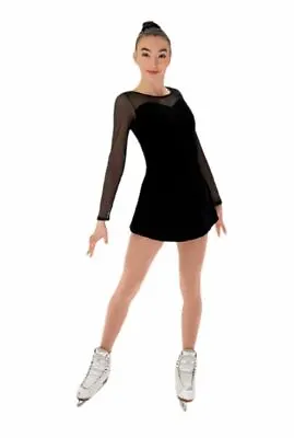 Mondor Plain Velvet Figure Skating Dress 2851 • $69.50