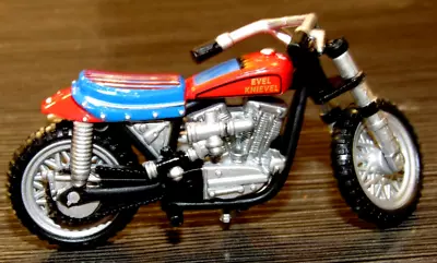 Vintage Evel Knievel Diecast Motorcycle - Johnny Lightning Style #2 • $11.99