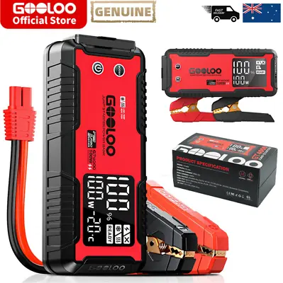 4000A Portable Car Jump Starter Power Bank Emergency Booster 12V Battery Charger • $47.49
