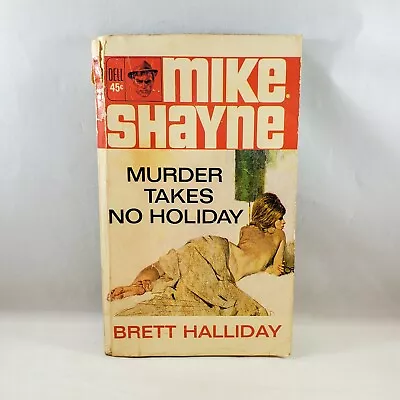 Mike Shayne Murder Takes No Holiday By Brett Halliday Vintage Paperback Book  • $8