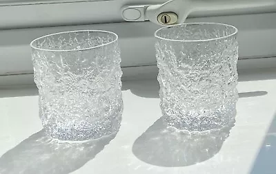 £30 • Buy Two Vintage Whitefriars Whiskey Glasses - Geoffrey Baxter