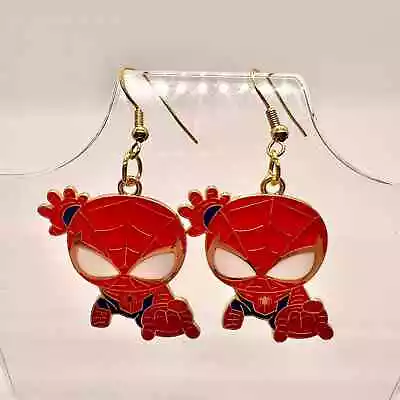 Spider Man Earrings - Super Hero Earrings - Marvel Earrings • $6.99