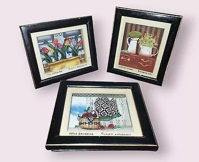 Vintage  3D Shadow Boxes Appropriately 4.5  X5.5  Wall Art • $26