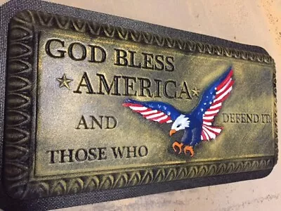 God Bless America Concrete Bench Mold Plastic Mould Made From 3/16  • $165