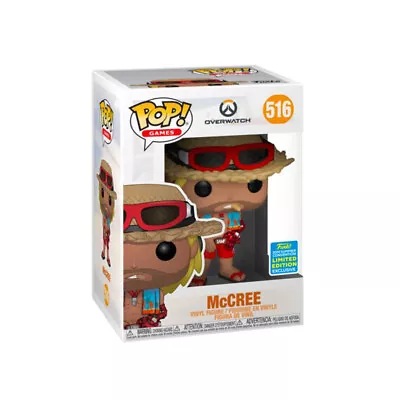 $24.95 • Buy Overwatch - McCree Summer Skin SDCC 2019 Pop! Vinyl Figure (RS) #516