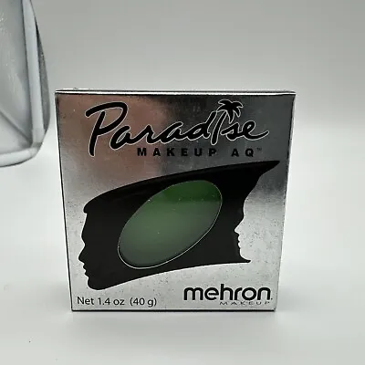 Mehron Paradise AQ Make Up Green Face And Body Paint 40g • $12.99