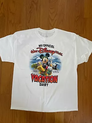 $9.96 • Buy Walt Disney World Official Vacation T-Shirt XL New Without Tag