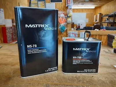 Matrix MS-78 Euro Clear Coat Kit 7.5L. Normal Fast Or Slow Activator • $174