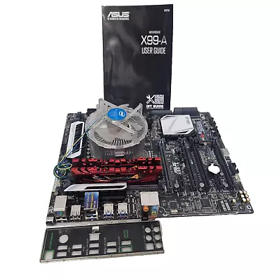 ASUS X99-A Motherboard BUNDLE Intel Core I7-5820K 3.30GHz+16GB RAM+512GB Nvme • £295