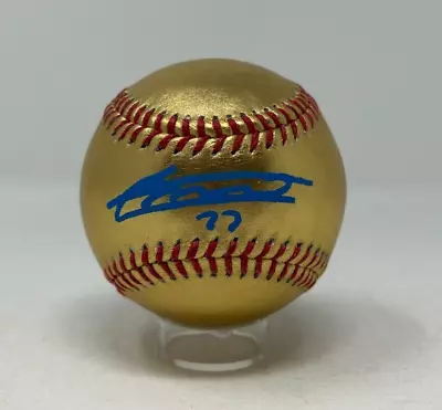 Vladimir Guerrero Jr Signed Rawlings Official Gold MLB Baseball JSA 057 • $139.99