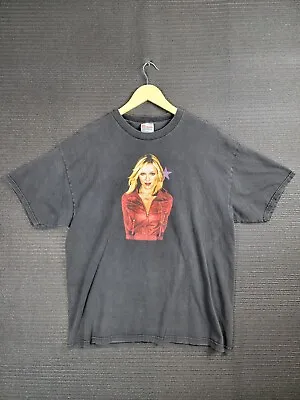 VTG Madonna T-shirt Size XL Drowned 2001 World Tour Concert Faded • $128.76