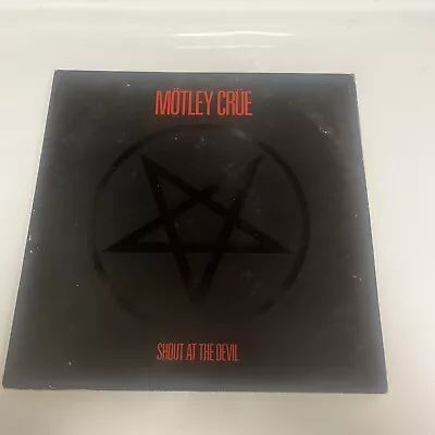 1983 Motley Crue Shout At The Devil LP Vinyl Record (60289-1) • $10