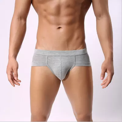 New Mens Briefs Comfortable Modal 3 Pack Bikini Underwear Bulge Pouch Boys Undie • $9.99