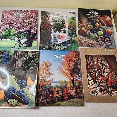 6 Vintage Ideals Magazine Lot Thanksgiving Friendship Easter+E2 Poetry Lifestyle • $17.09