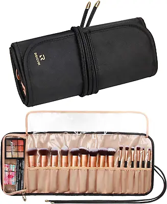 Relavel Makeup Brush Rolling Case Makeup Brush Bag Pouch Holder Cosmetic Bag Org • $15.04