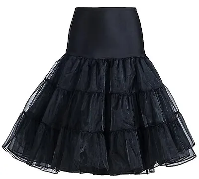 50's Style Petticoat Retro Underskirt One Size Choice Of Colours • £22.99