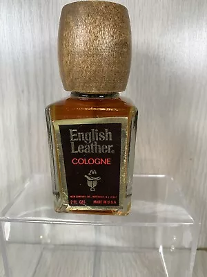 ENGLISH LEATHER COLOGNE Splash Vintage MEM COMPANY 2 Oz Travel New  USA • $17.99