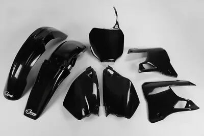 UFO Complete Plastics Kit Black For Yamaha YZ250 2-Stroke/YZ125 2000-2001 • $120.24