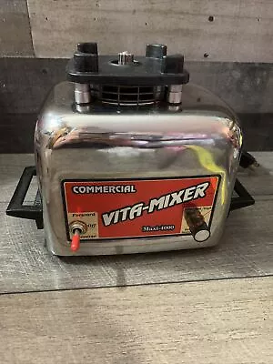 Vintage Vitamix Commercial Vita-Mixer Maxi-4000 Stainless (BASE Only) Works • $40