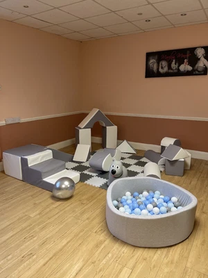 £600 • Buy Soft Play Set Up For Sale! White & Grey. Used Once!