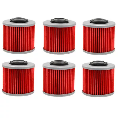 $21.99 • Buy 6X Oil Filter For Yamaha YFM700R RAPTOR XV250 V-STAR XVS650 XVS1100 XV535 VIRAGO