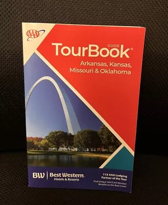 AAA Arkansas Kansas Missouri Oklahoma New Tour Book ~ March 2021 Travel Guide • $12.99