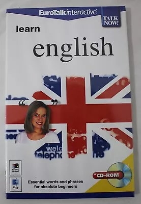 TALK NOW! Learn English CD-ROM For Beginners By EurotalkInteractive  NEW &sealed • £7.99