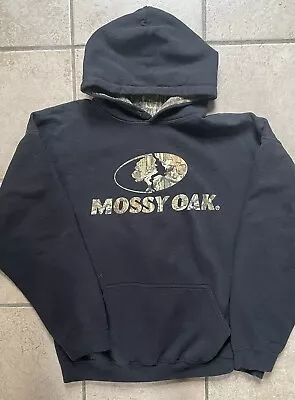 Mossy Oak Black Hoodie Sweatshirt Men’s XL • $10