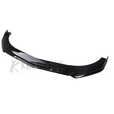 Chin Front Bumper Lip Spoiler Splitter + Rods GLOSS For Chevy Camaro SS ZL1 Z28 • $89.31