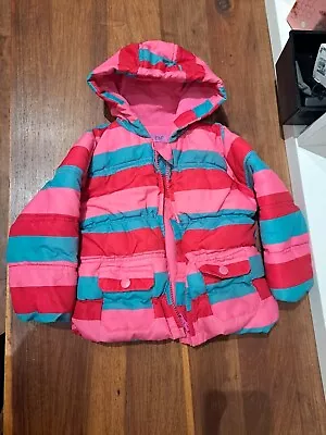 Girls Stripe Jacket 9-12 Months • £2.73