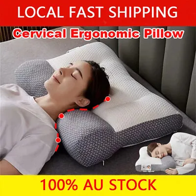 Cervical Pillow Ergonomic Contour Memory Foam Orthopedic Bed Pillow Neck Support • $29.99