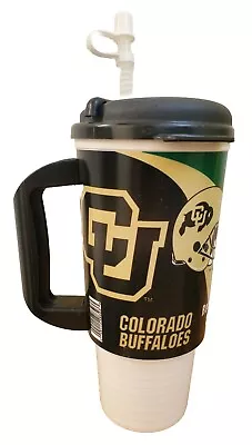 Vintage CU Boulder Travel Mug Colorado Buffaloes State Rams Coffee Cup 20 Oz  • $27.13